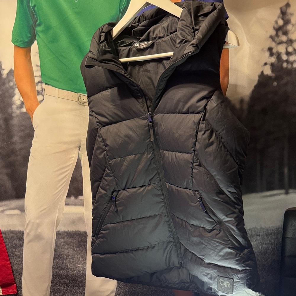 Outdoor Research Kids Dark Gray Puffer Vest